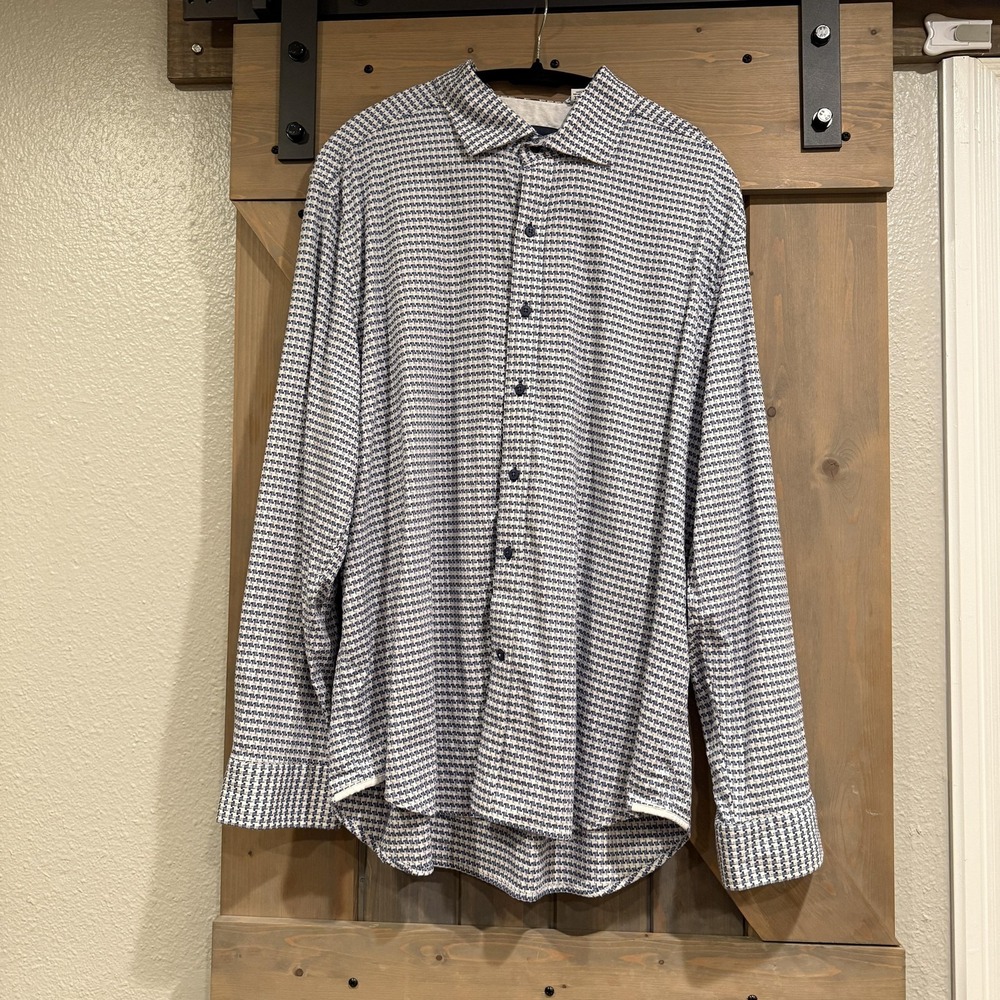 Robert Graham Shirt Mens 3XL Modern American Fit Hipster Preppy Button Up